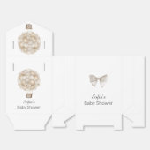 Beige Hete Luchtballon Boho Baby shower Bedankdoosjes (Ongevouwen)
