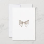 Beige Hete Luchtballon Boho Baby shower Bedankkaart (Achterkant)