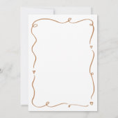 Beige Hete Luchtballon Geslacht Onthullen Ribbon B Kaart (Achterkant)