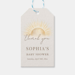 Beige Hier Komt De Zoon Jongens Baby Shower Dank J Cadeaulabel