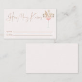 Beige hoeveel kussen Vrijgezellenfeest behuizing K Visitekaartje (Voorkant / Achterkant)