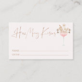 Beige hoeveel kussen Vrijgezellenfeest behuizing K Visitekaartje (Voorkant)