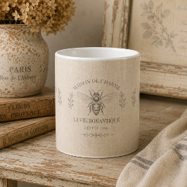 Beige Hommeltje Franse Landelijke Stijl Vintage Ru Koffiemok