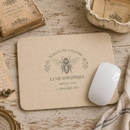 Beige Hommeltje Franse Landelijke Stijl Vintage Ru Muismat