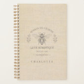 Beige Hommeltje Franse Landelijke Stijl Vintage Ru Planner (Voorkant)