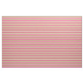 Beige, hot-roze, groene en donkerrode strepen stof (Yard (91,4 cm))