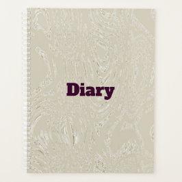 Beige Ice Diary Spiral Notitieboek