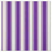Beige & Indigostrip/Lijnpatroon Stof (Swatch)