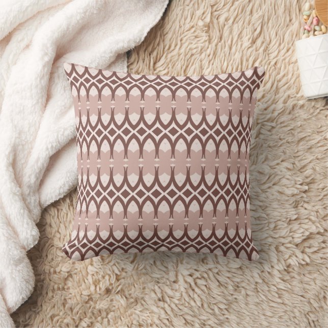 beige, , interieurdecoratie, abstract, patroon wer kussen (Deken)