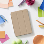 Beige iPad Pro Cover<br><div class="desc">Beige effen kleur iPad Smart Hoesje van Gerson Ramos.</div>