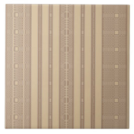 Beige Irregular Stripe Tegel Tegeltje
