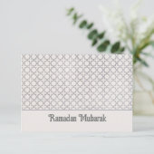 Beige Islamitisch geometrisch patroon (Staand voorkant)