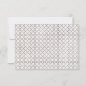 Beige Islamitisch geometrisch patroon (Achterkant)