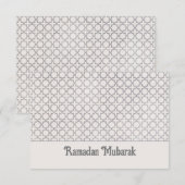 Beige Islamitisch geometrisch patroon (Voorkant / Achterkant)