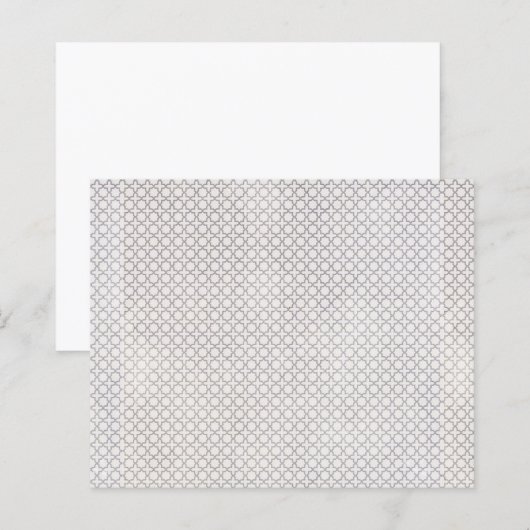 Beige Islamitisch geometrisch patroon (Voorkant / Achterkant)