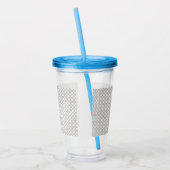 Beige Islamitisch geometrisch patroon Acryl Drinkbeker (Links)