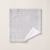 Beige Islamitisch geometrisch patroon Bad Handdoek (Wasdoekje)