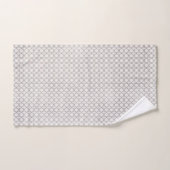 Beige Islamitisch geometrisch patroon Bad Handdoek (Handdoek)