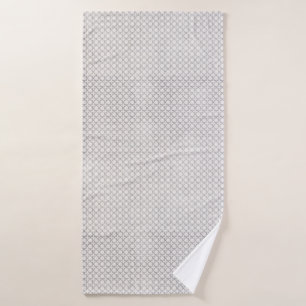 Beige Islamitisch geometrisch patroon Badhanddoek