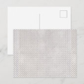 Beige Islamitisch geometrisch patroon Briefkaart (Voorkant / Achterkant)