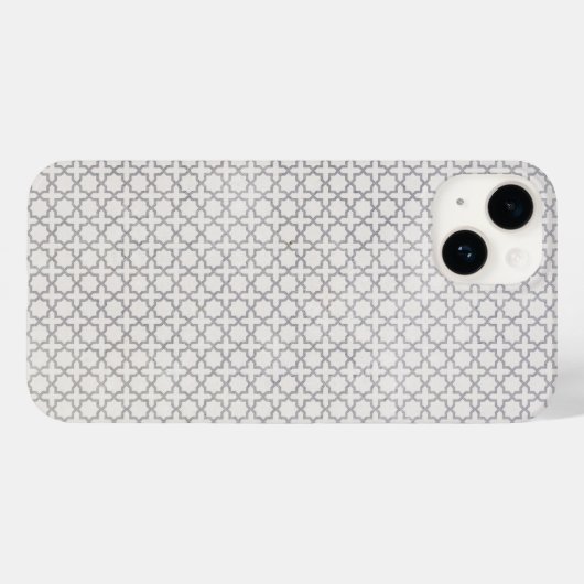 Beige Islamitisch geometrisch patroon Case-Mate iPhone Case (Achterkant (horizontaal))