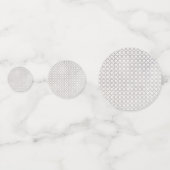 Beige Islamitisch geometrisch patroon Confetti (Achterkanten)
