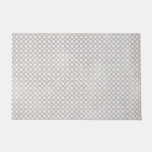 Beige Islamitisch geometrisch patroon Deurmat (Voorkant)
