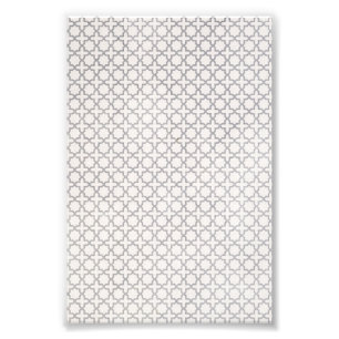 Beige Islamitisch geometrisch patroon Foto Afdruk
