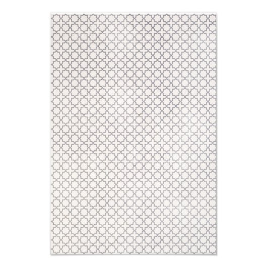 Beige Islamitisch geometrisch patroon Foto Afdruk (Voorkant)