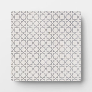 Beige Islamitisch geometrisch patroon Fotoplaat