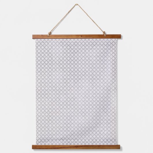 Beige Islamitisch geometrisch patroon Hangend Wandkleed (Voorkant)