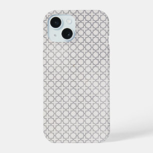 Beige Islamitisch geometrisch patroon iPhone 15 Case