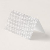 Beige Islamitisch geometrisch patroon Kaart (Achterkant)