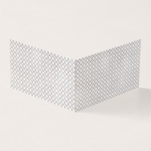 Beige Islamitisch geometrisch patroon Kaart (Buitenkant)
