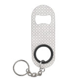Beige Islamitisch geometrisch patroon Mini Flessenopener (Voorkant)