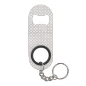 Beige Islamitisch geometrisch patroon Mini Flessenopener (Achterkant)