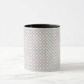 Beige Islamitisch geometrisch patroon Mok (Midden)