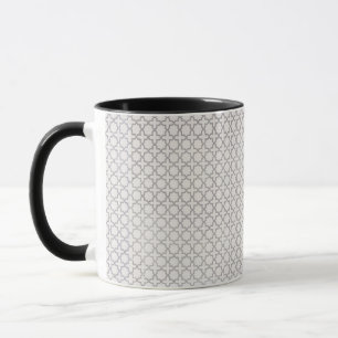 Beige Islamitisch geometrisch patroon Mok