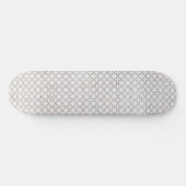 Beige Islamitisch geometrisch patroon Persoonlijk Skateboard (Horizontaal)