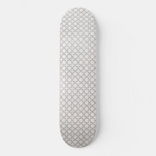 Beige Islamitisch geometrisch patroon Persoonlijk Skateboard