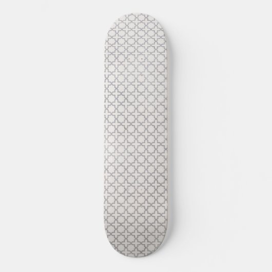 Beige Islamitisch geometrisch patroon Persoonlijk Skateboard (Voorkant)