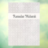 Beige Islamitisch geometrisch patroon Raamsticker (Vel 3)