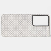 Beige Islamitisch geometrisch patroon Samsung Galaxy Hoesje (Linkerkant)