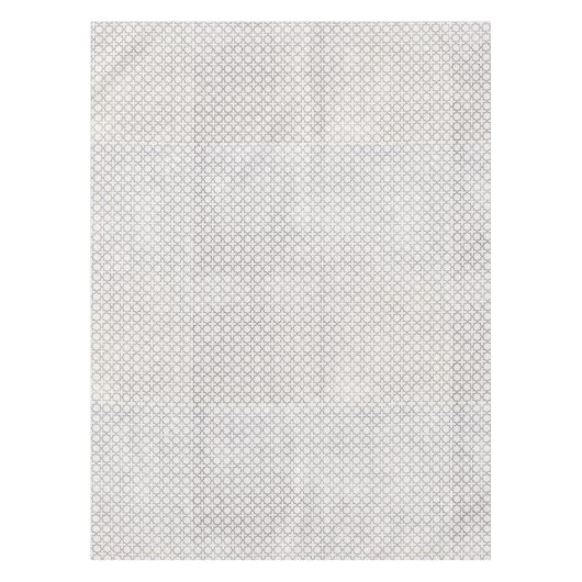 Beige Islamitisch geometrisch patroon Tafelkleed (Voorkant)