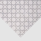 Beige Islamitisch geometrisch patroon Tissuepapier (Detail)