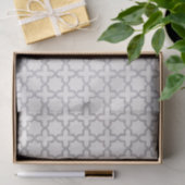 Beige Islamitisch geometrisch patroon Tissuepapier (Geschenk)