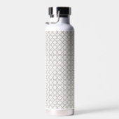 Beige Islamitisch geometrisch patroon Waterfles (Rechts)
