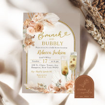 Beige Ivoorkleurige Boho Brunch en Bruisende Bruil