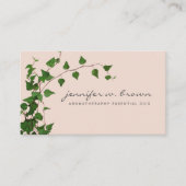 Beige Ivy Plant Groen Blad Visitekaartje (Voorkant)