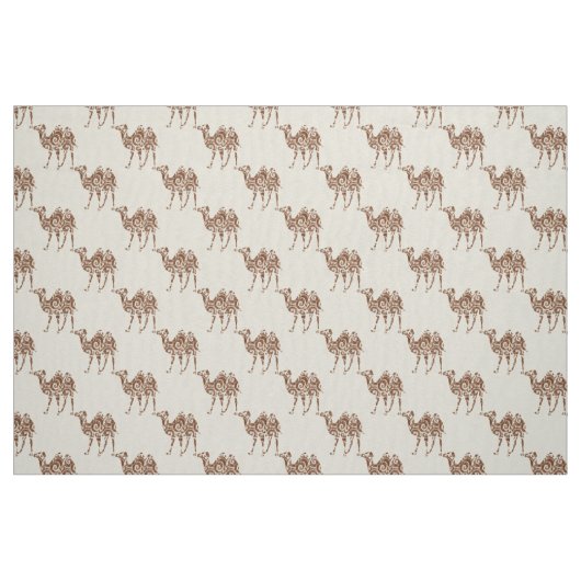 Beige kamel stof (Fat Quarter)